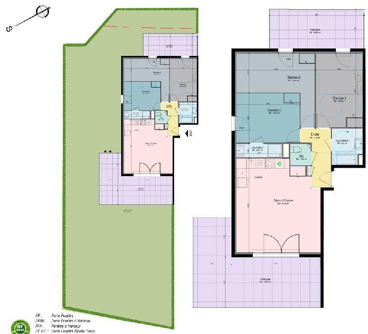 St-Raphael - 87m² - 4p. - 3ch.