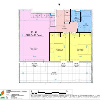 Appartement 3 pièces 515000 €