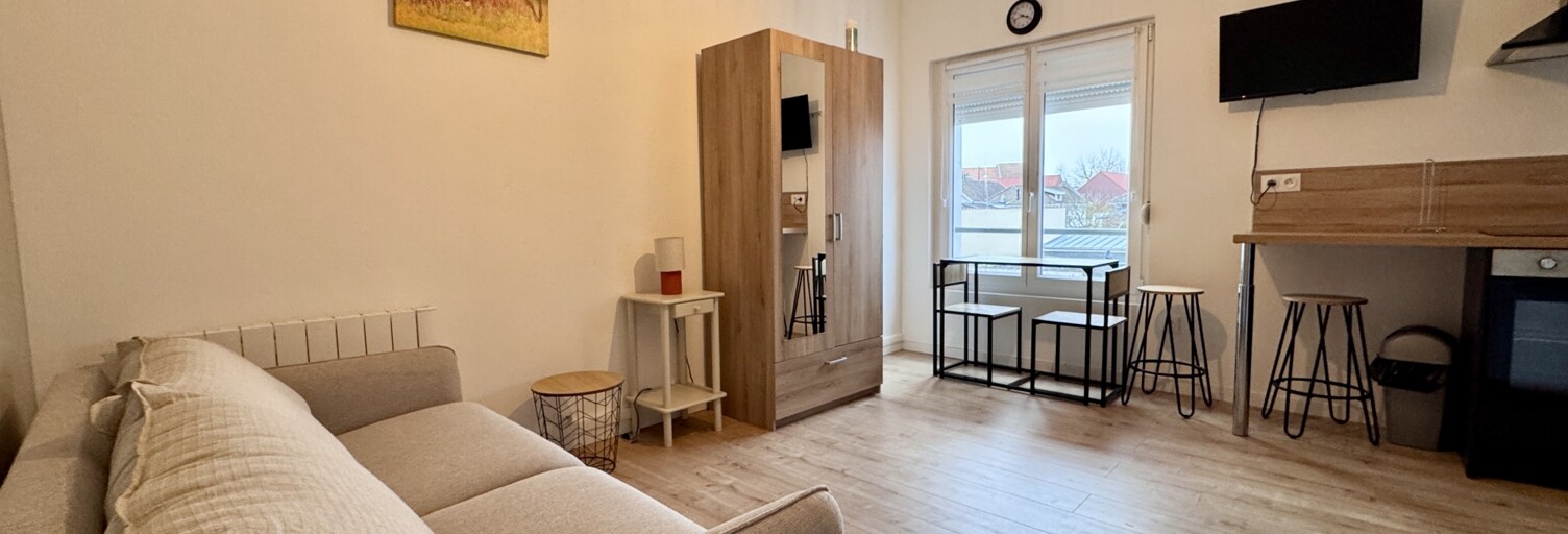 Appartement 1 Pièce 23 m² à louer à Fort-Mahon-Plage (80120)