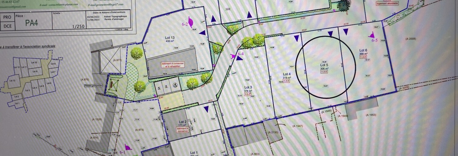 Terrain  306 m² à vendre à Vérines (17540)