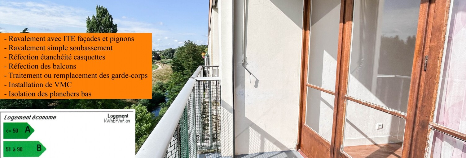 Appartement 3 Pièces 53 m² à vendre à Athis-Mons (91200)