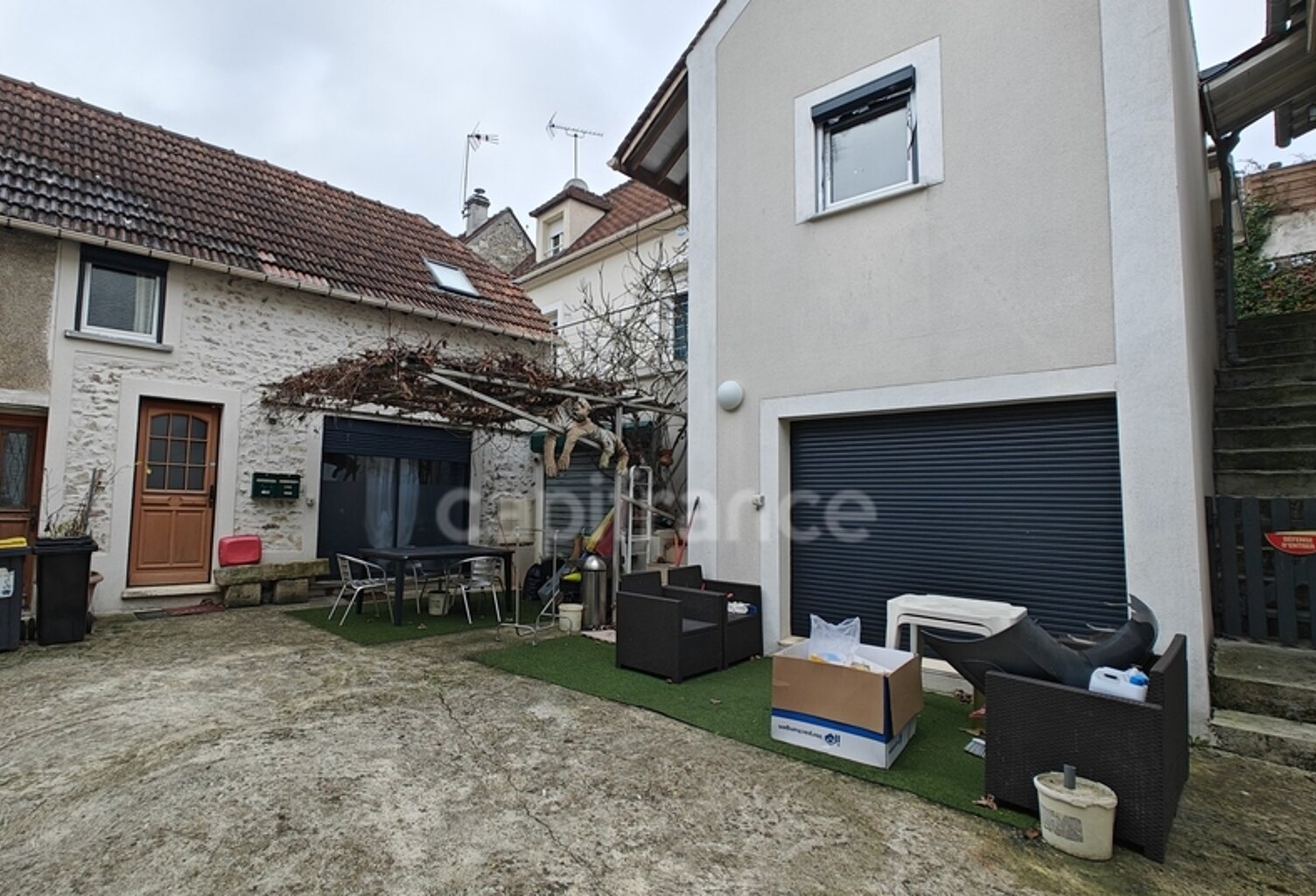 À vendre MAISON 4 pièces + APPARTEMENT type 1 loué SAINT CHERON (91) — photo 1