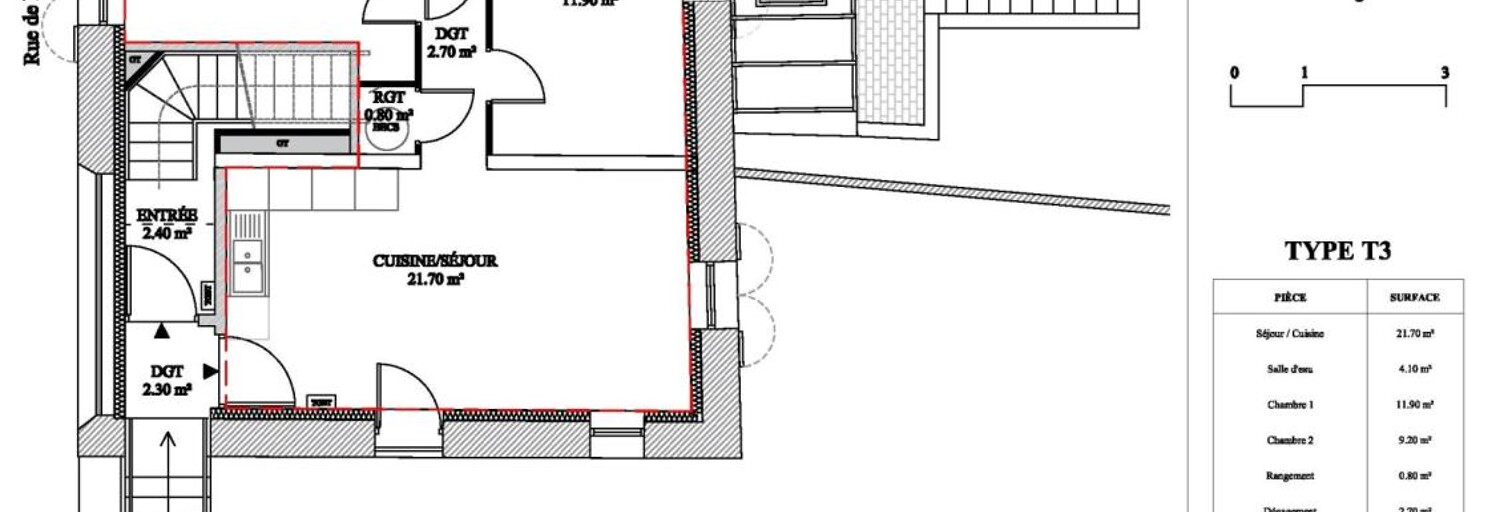 Appartement 3 Pièces 50 m² à louer à Guitrancourt (78440)