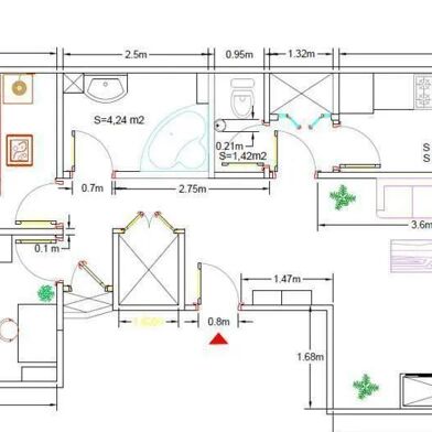 Appartement 3 pièces 1230 €
