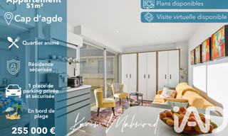 Appartement 3 Pièces 45 m² à vendre à Agde (34300)