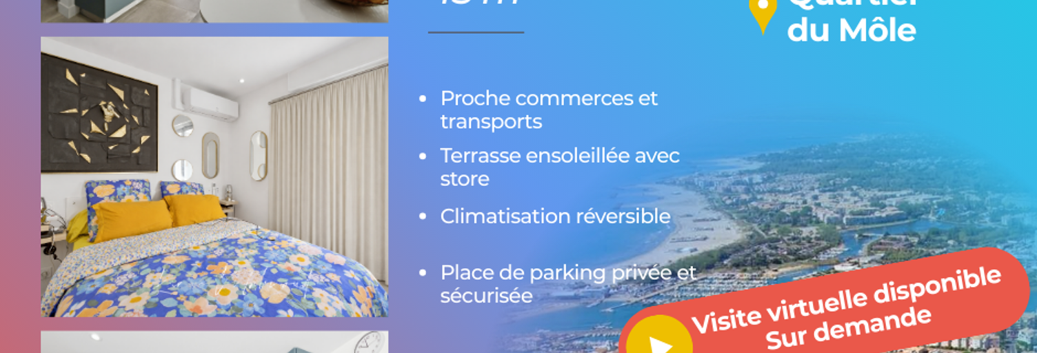 Appartement 3 Pièces 45 m² à vendre à Agde (34300)