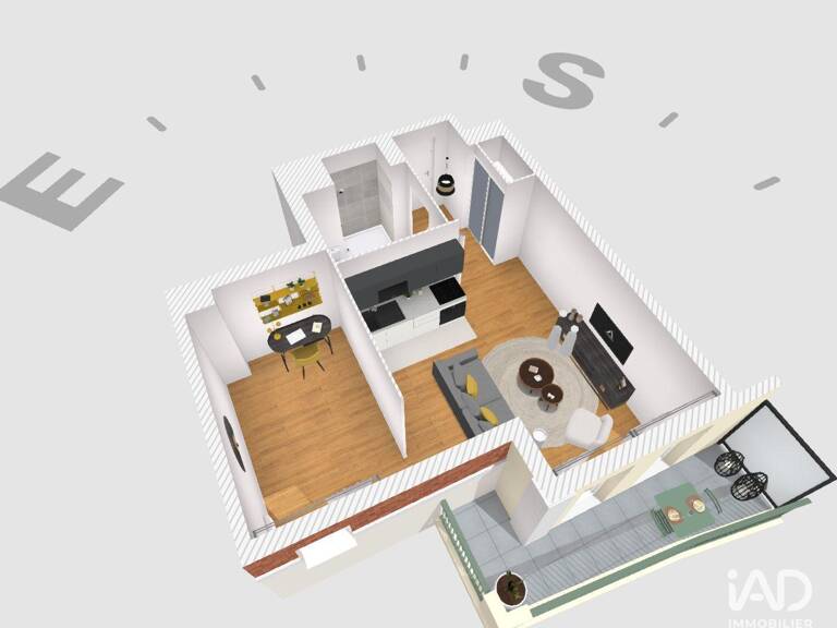 Vente Appartement 1 pièce — photo 1