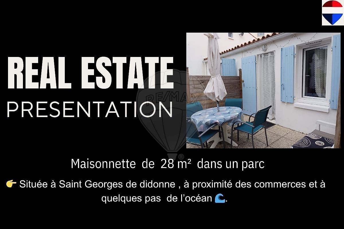 Villa / Maison  T2 à vendre Saint-Georges-de-Didonne 17110