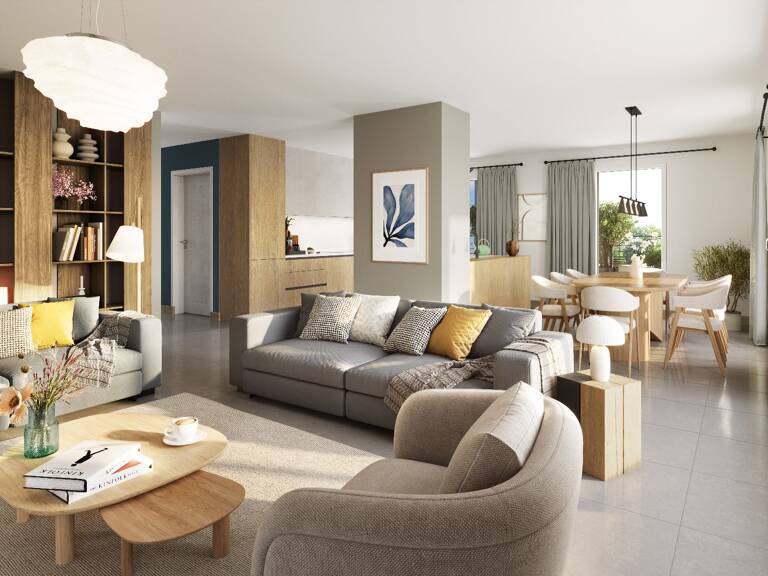 À VENDRE  T5 D'EXCEPTION EN DERNIER ÉTAGE AVEC TERRASSE DE 100 m²  RÉSIDENCE NEUVE À ÉPAGNY METZ-TESSY — photo 1