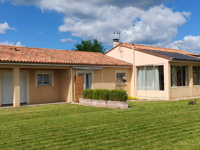 Maison 4ch, plain-pied, 143m2, Lamonzie-Saint-Martin (24680) — photo du bien