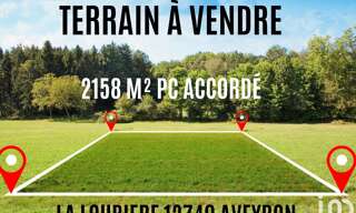 Terrain  2158 m² à vendre à La Loubière (12740)