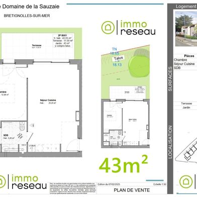 Appartement 2 pièces 199000 €