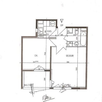 Appartement 2 pièces 1450 €