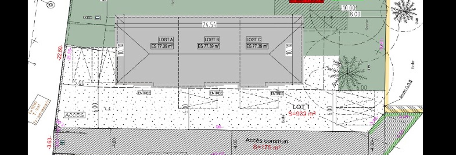 Terrain  930 m² à vendre à Ambarès-et-Lagrave (33440)