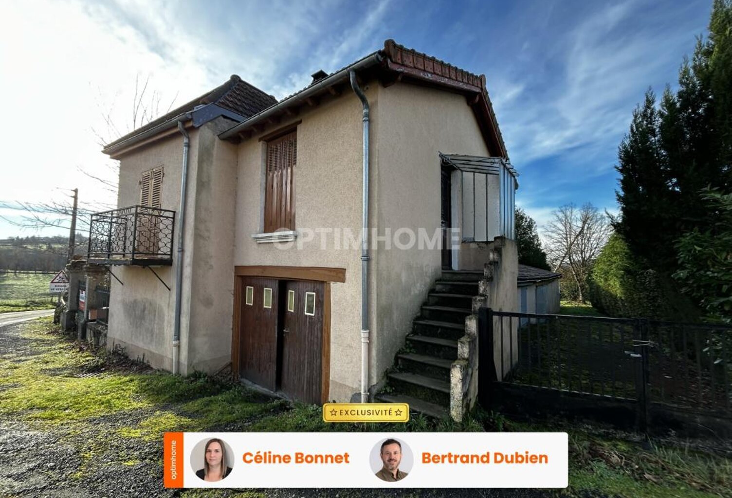 Ensemble : 2 maisons + dépendances + terrain — photo 1
