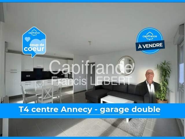 Magnifique T4 récent en étage élevé - garage possible, ANNECY centre ville (74) — photo du bien