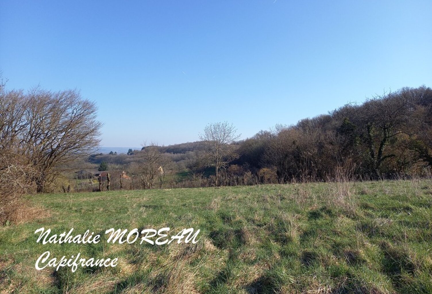 Dpt Saône et Loire (71), à vendre RECLESNE terrain avec vue dégagée — photo 1