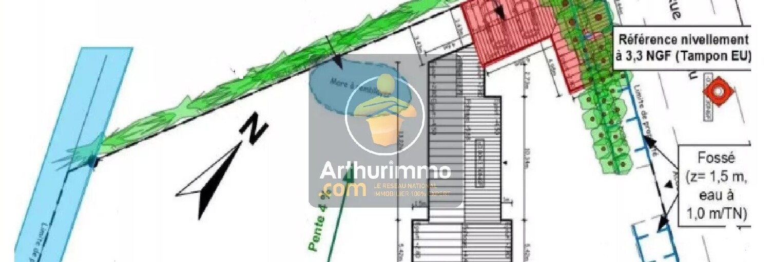 Terrain  1600 m² à vendre à Bouin (85230)