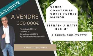 Terrain  933 m² à vendre à Bures-sur-Yvette (91440)