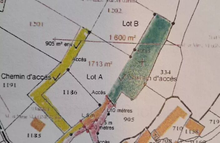 Terrain 1600 m² constructible Lot B — photo 5