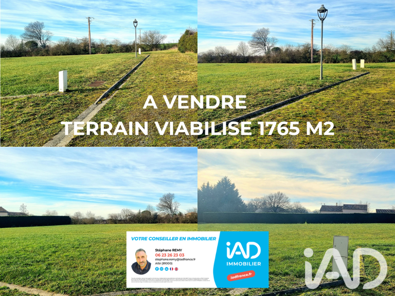 Vente Terrain à bâtir 1 765 m&sup2; — photo 1