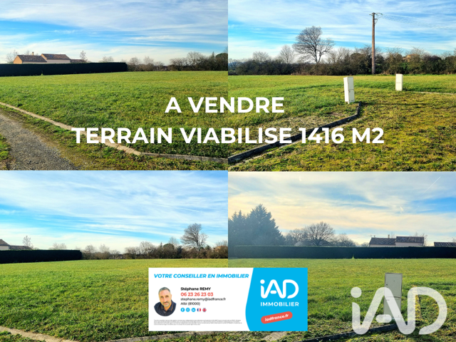 Vente Terrain à bâtir 1 416 m&sup2; — photo du bien