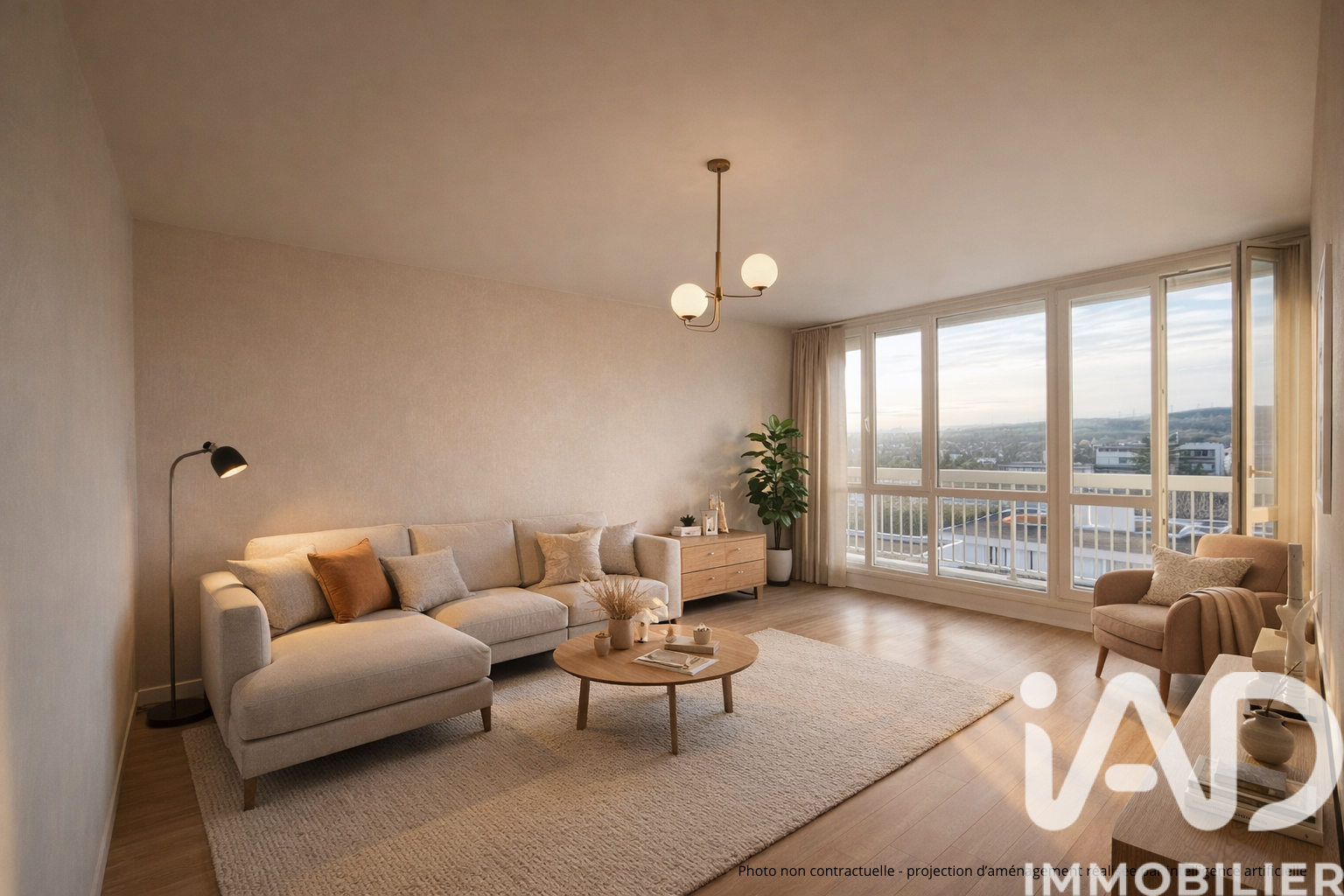 Chelles - 68m² - 3p. - 2ch.