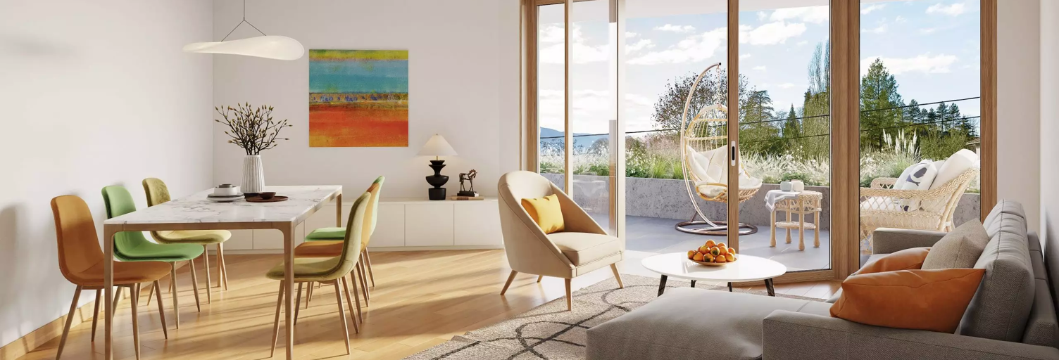 Appartement neuf T2, T3, T4, T5 Pièce 44 à 128 m² à vendre à Voiron (38500)