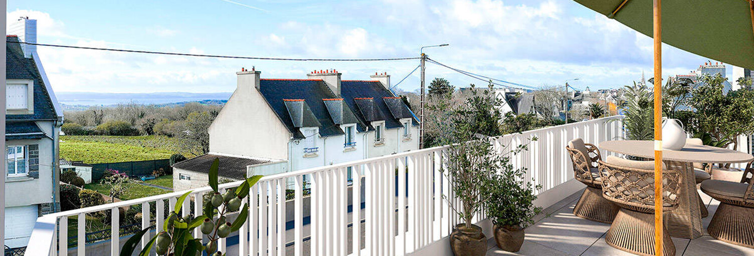 Appartement neuf T3, T4 Pièce 61 à 90 m² à vendre à Plougastel-Daoulas (29470)