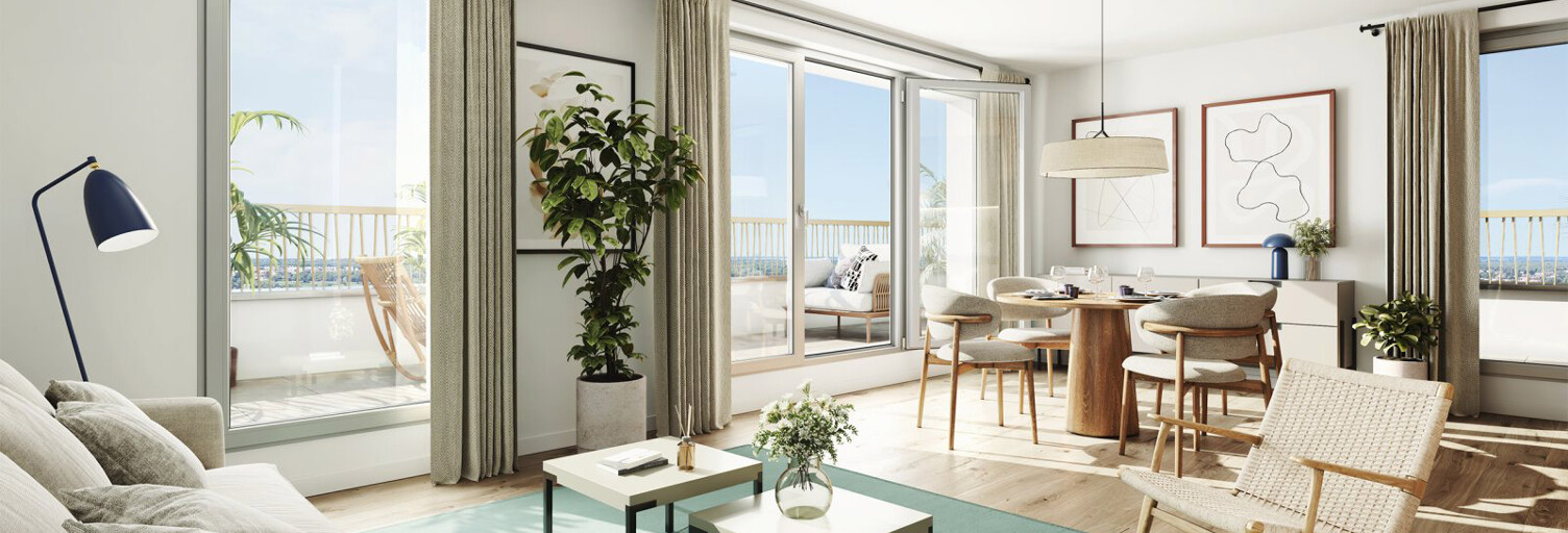 Appartement neuf T2, T3 Pièce 41 à 66 m² à vendre à Brunoy (91800)