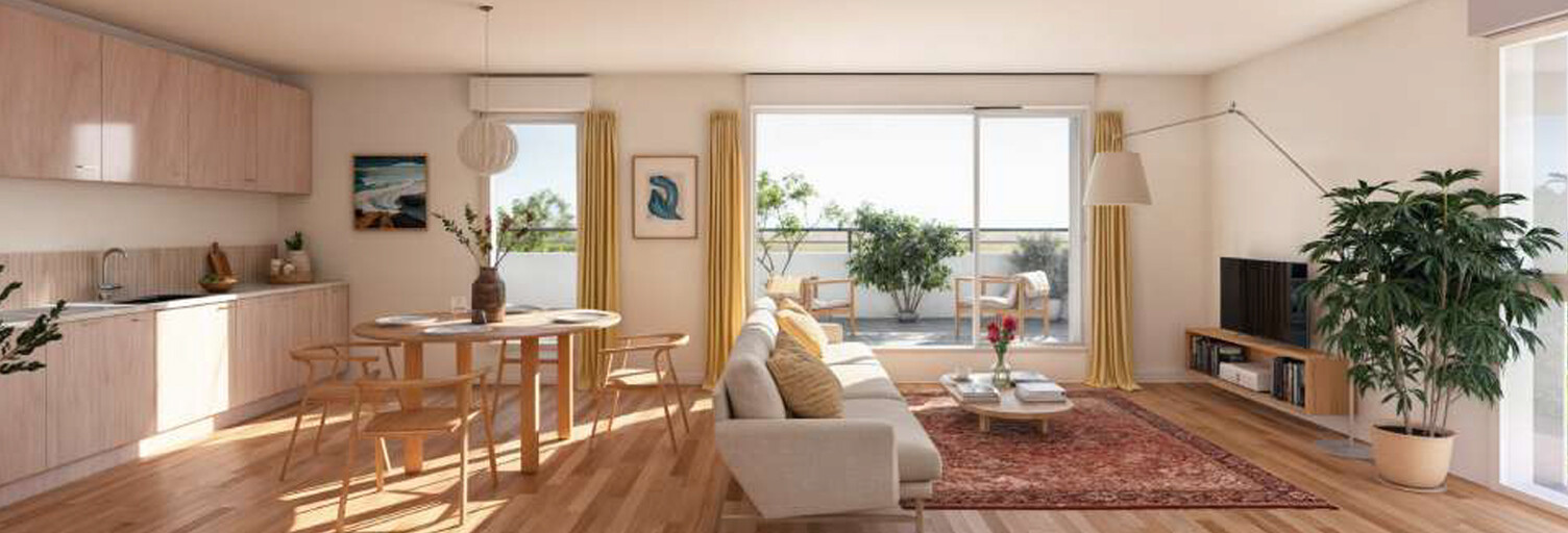 Appartement neuf T2, T3 Pièce 41 à 70 m² à vendre à Quimperlé (29300)