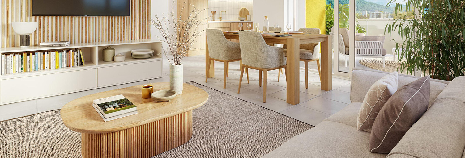 Appartement neuf T2, T3, T4, T5 Pièce 40 à 90 m² à vendre à Saint-Martin-d'Hères (38400)