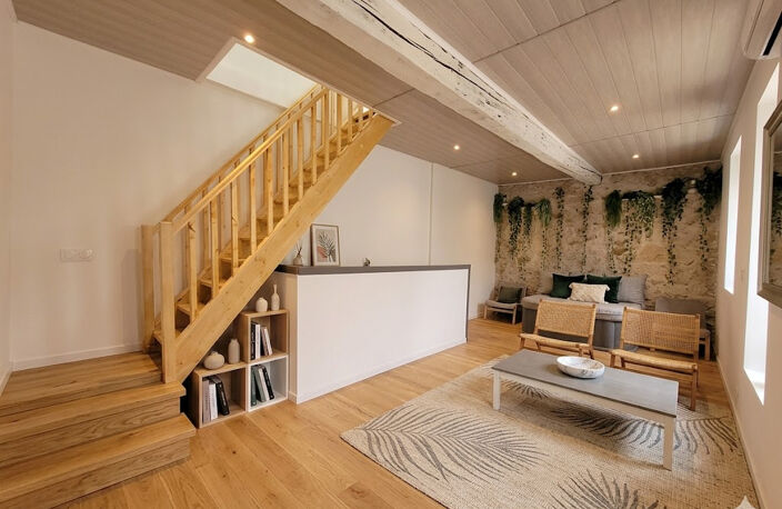 MAISON RÉNOVÉE 120 m² + STUDIO INDÉPENDANT - POSSIBILITÉ TOIT-TERRASSE - PROCHE COMMERCES - 140 000  LUC SUR ORBIEU — photo 2