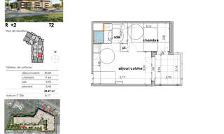 Appartement 2 Pièces 38 m² à vendre à Sauvian (34410)