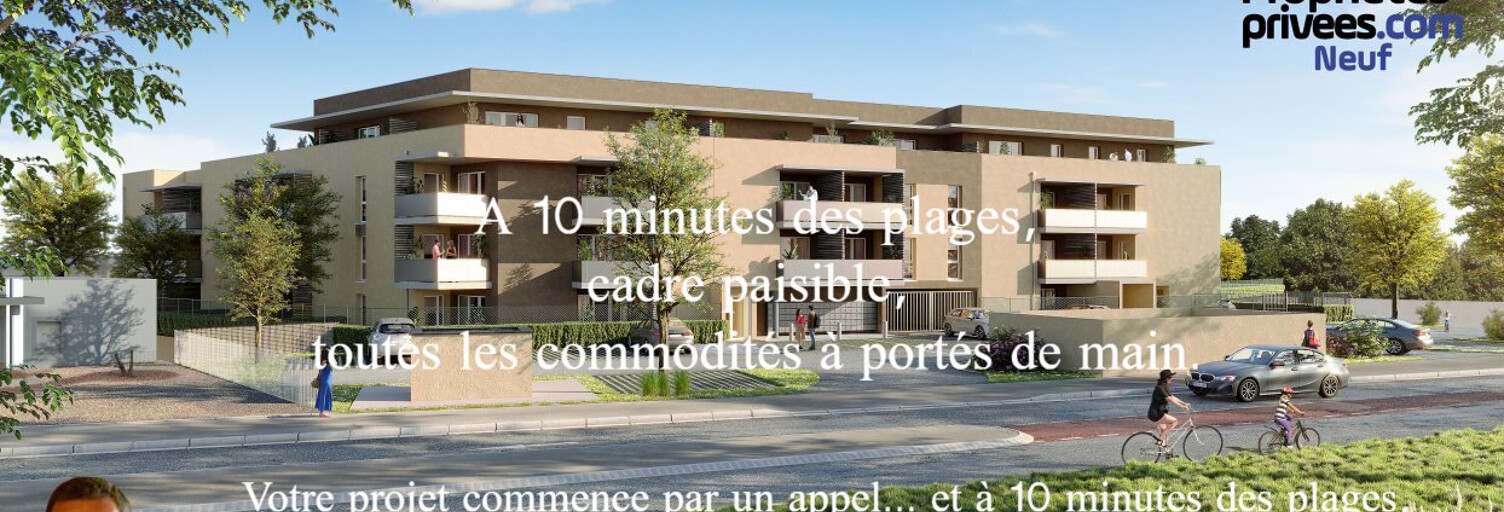 Appartement 3 Pièces 58 m² à vendre à Sauvian (34410)