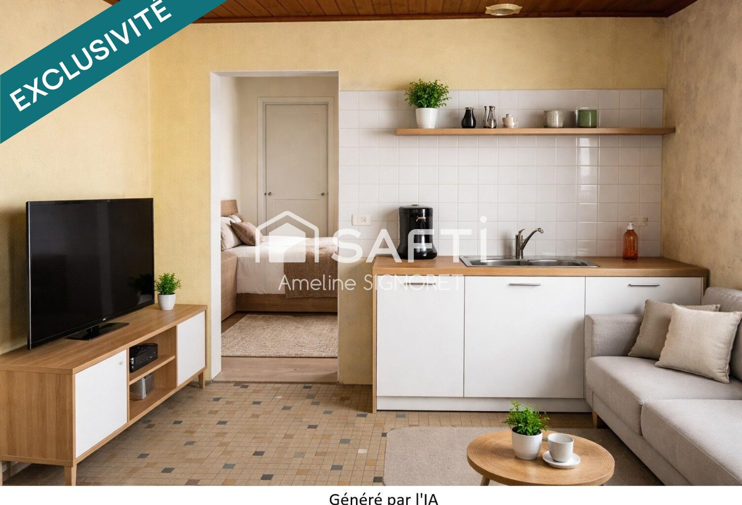 Studio à rafraîchir de 21m² — photo 1