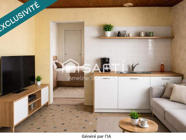 Studio à rafraîchir de 21m² — photo du bien