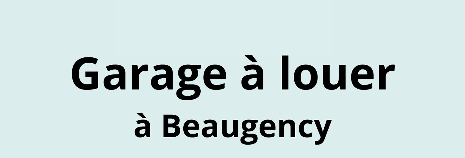 Garage  15 m² à louer à Beaugency (45190)