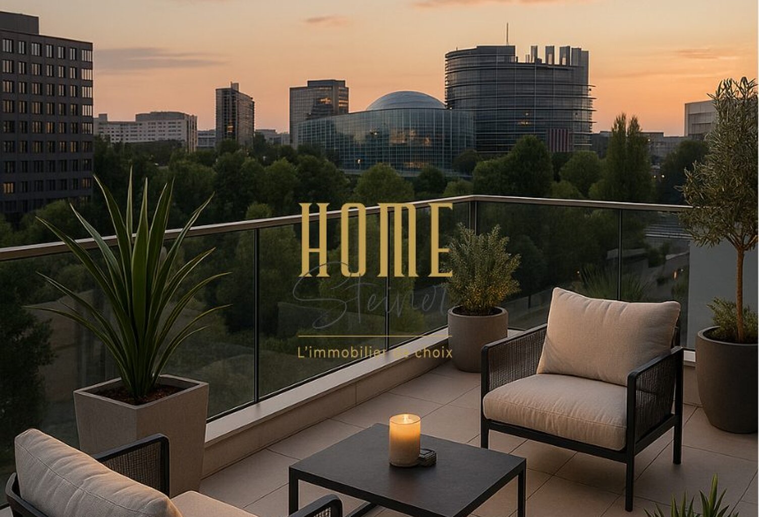 APPARTEMENT D'EXCEPTION À STRASBOURG | VUE PANORAMIQUE & TERR — photo 1