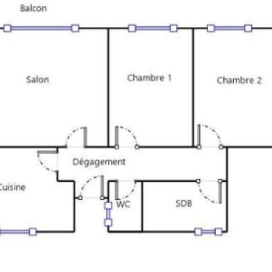 Appartement 3 pièces 46890 €