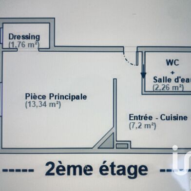 Appartement 1 pièces 124000 €