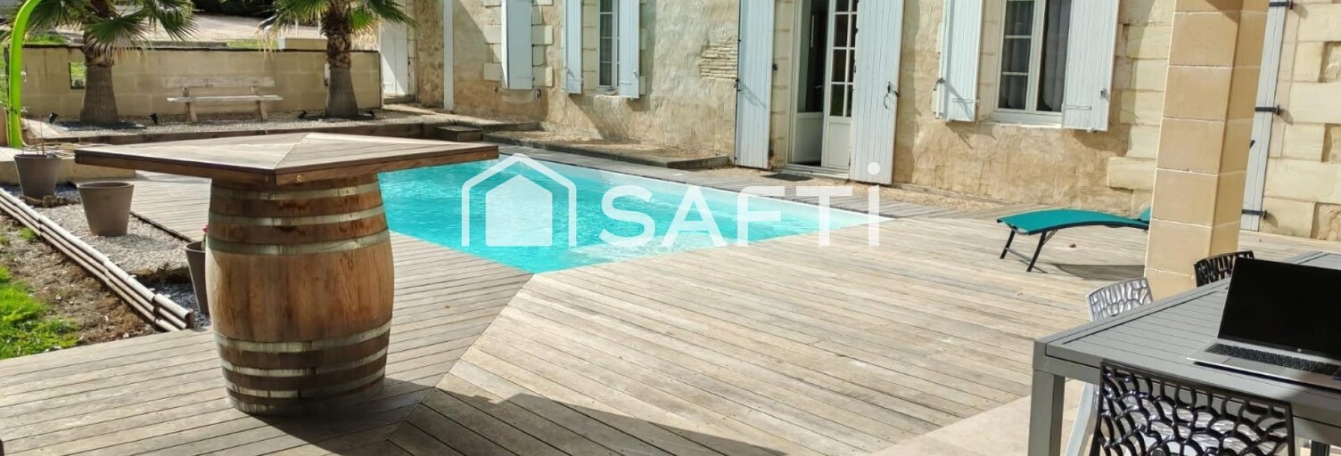 Maison 4 Pièces 190 m² à vendre à Saint-Ciers-d'Abzac (33910)