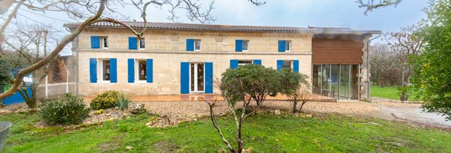 Maison 7 Pièces 217 m² à vendre à Cavignac (33620)