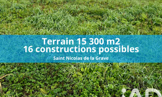 Terrain  15300 m² à vendre à Saint-Nicolas-de-la-Grave (82210)
