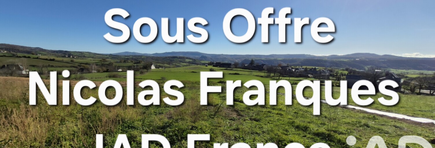 Terrain  1002 m² à vendre à Coubisou (12190)