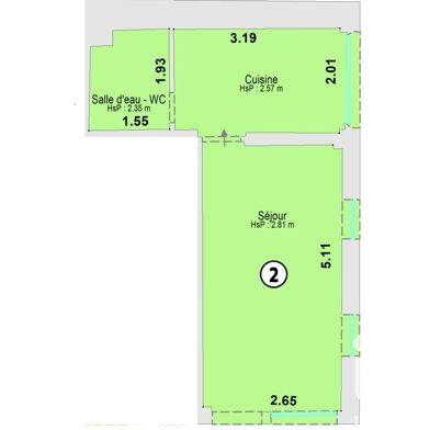 Appartement 1 pièces 79000 €