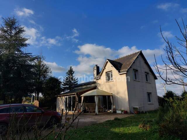 Maison à vendre 6 pièces+ Atelier  SAINT ONEN LA CHAPELLE (35) permaculture — photo du bien