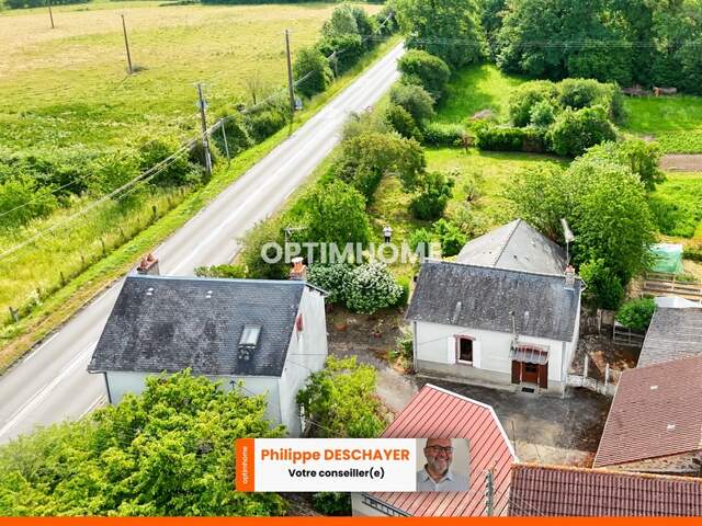 MAISON PLAIN PIED 2 Chambres - 77  m² + MAISON 3 niveaux - 3 Chambres - 82 m² - GARAGE et DEPENDANCES - terrain 1700 m² environ  MAGNAC LAVAL (87190) — photo du bien