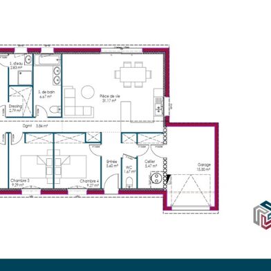 Maison 5 pièces 214000 €