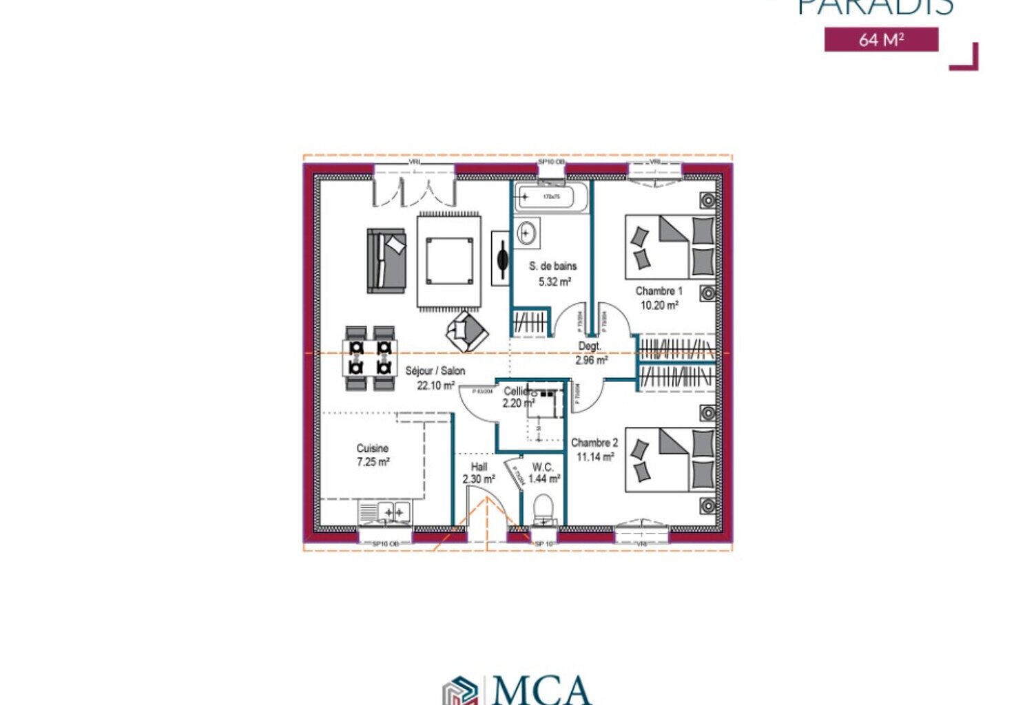 Maison à construire à Biron (64300) — photo 1